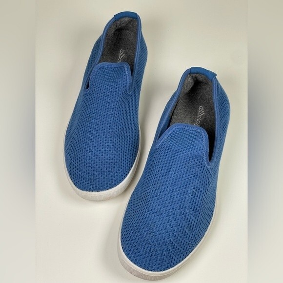 Allbirds Tree Loungers Slip On Shoes Kauri Cobalt (White Sole) Women's Size W10 - Picture 7 of 8